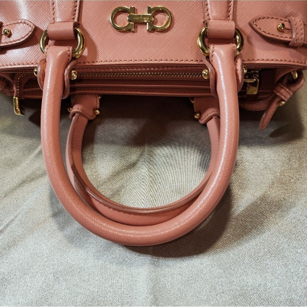 Salvatore Ferragamo Pink Satchel - Picture 11 of 16
